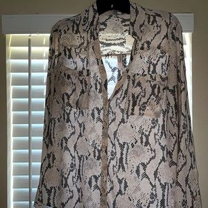 Express snakeskin portofino shirt